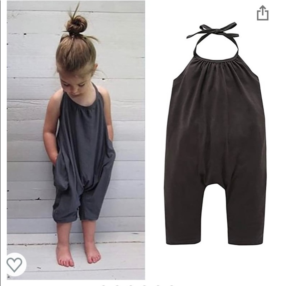 2T Toddler Halter Romper